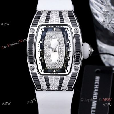 Swiss Richard Mille Bust Down Lady RM007 Watch Stainless Steel 31mm Clone Watch